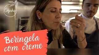 BERINJELA COM CREME DE AMÊNDOAS chef Diogo Noronha  Vida Veda Na Cozinha [upl. by Lyndy]