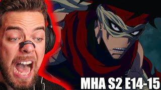 I AM AFRAID OF HIM MHA SEASON 2 EPISODE 14 amp 15 REACTION [upl. by Annavoig]