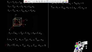 Üç boyutlu gerilim için asal gerilimlerin bulunması [upl. by Delsman]