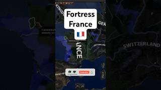 Fortress France  HOI4 WW2 Timelapse hoi4 shorts ww2 timelapse [upl. by Esimaj892]