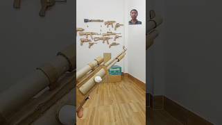 diy cardboard airgun papergun toys [upl. by Gottfried]