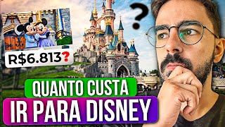 QUANTO CUSTA VIAJAR PARA DISNEY em ORLANDO em 2024 COM VALORES ATUALIZADOS  DICAS [upl. by Ahsircal]