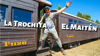 LA TROCHITA Viaje en Tren Desde EL MAITÉN a Desvío Thomae 🚂 Viejo Expreso Patagónico [upl. by Rakso]