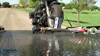 In The Ditchs Cycle Caddy Motorcycle Loader Instructional Video [upl. by Benkley]