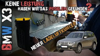 Neuer Ladeluftkühler für den BMW X3  E83  ist das Problem gelöst car tutorial viralvideo [upl. by Nekcerb]