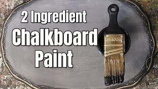 2Ingredient Chalkboard Paint Recipe  Easy DIY Tutorialquot [upl. by Idner103]