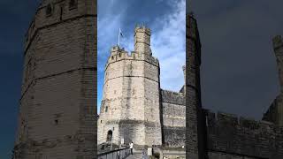 UK  Wales Caernarfon Castle UNESCO World Heritage Site wales castle unescoheritagesite [upl. by Drahsar]