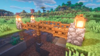 Как построить маленький мостик в майнкрафте Minecraft bridge [upl. by Uri]