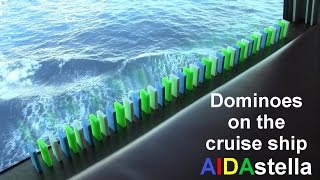 Dominoes on the cruise ship AIDAstella [upl. by Lund970]