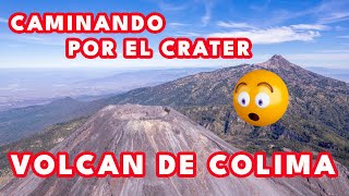 El Cráter del Volcán de Colima en México [upl. by Berne]