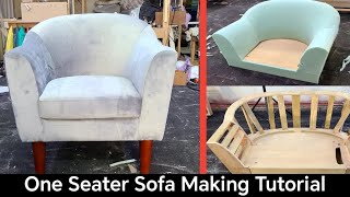 diy How To Making Modern living Room Chairs  Step By Step Making Process Forhad Furniture [upl. by Nnave]