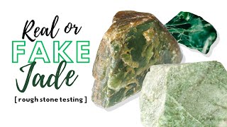 Identify Rough JADE and its simulants with Freshwater Jade [upl. by Nivrek]