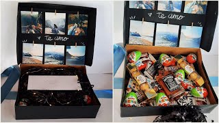 DIY ♡ Regalo para mi novio a ♡ Caja con fotos  Erandy Paz [upl. by Violetta]