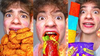 EXTREME 1 Hour Spicy Food Tiktok Compilation  MoreSpizee 🥵 [upl. by Luemas]