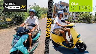 Ather 450X Gen3 vs OLA S1 pro  Comparison Test Report  हिन्दी with subtitles [upl. by Sufur358]