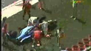 rubens barrichello crash 1994 san marino gp fridaywmv [upl. by Lawtun]