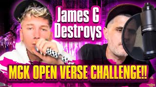 James G Destroys MGK Open Verse Challenge [upl. by Yanej]