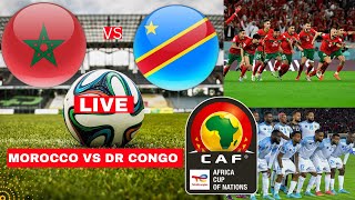 Morocco vs DR Congo Live Stream Africa Cup Nations AFCON 2024 Football Match Score Highlights Direct [upl. by Frances]