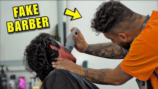 FAKE Barber Pranks  Giving BAD Haircuts to ANGRY Customers [upl. by Roer372]