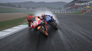 LIVE MOTOGP MARQUEZ VS ALEX RINS DI MUGGELO [upl. by Attelocin]