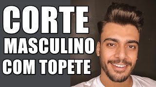 🔴 CORTE COM TOPETE MASCULINO 2019  CORTES MASCULINOS 2019 [upl. by Creamer904]