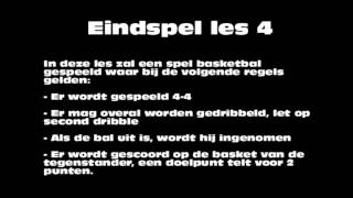 Basketbal Les 4 samenspelen en vrijlopen [upl. by Siver107]