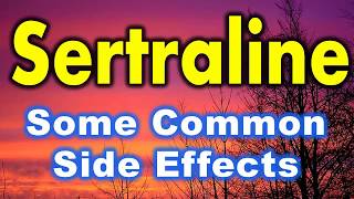 SERTRALINE  Common side effects [upl. by Aloivaf961]