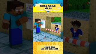 Absen masuk kelas⁉️skibiditoilet minercraft meme memes shorts funny [upl. by Anyalram]