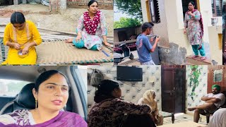 ਕੰਮ ਧੰਦਾ ਕਰ ਕੇ ਗਏ ਪੇਕੇ ਪਿੰਡ  Village lifestyle Pind punjab de new vlog ♥️ [upl. by Mun]