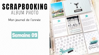 Tuto Scrapbooking Mon Journal de lannée  Semaine 09 [upl. by Hein]