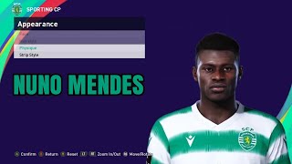 Nuno Mendes PES 2021 [upl. by Rahab]