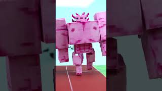 Axolotl at the Olympics Paris  athletics minecraft olympics shorts [upl. by Ednutey]