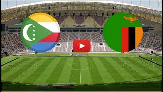 🔴 COMOROS  ZAMBIA LIVE HD AFRICA NATIONS CUP GROUP H ONLY SUBSCRIBERS [upl. by Adnilrev]