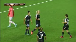 Hattrick av Harder när Linköping via storseger ger sig in i guldstriden  TV4 Sport [upl. by Yadrahs]