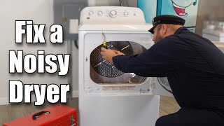 GE Dryer Makes Squeaking Grinding or Other Noises  How to Fix [upl. by Meghann960]