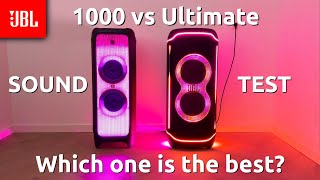 JBL Partybox 1000 vs Ultimate Sound comparison [upl. by Tsirhc917]