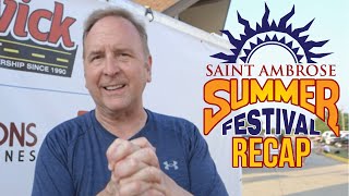 Saint Ambrose Summer Festival Recap [upl. by Tipton342]