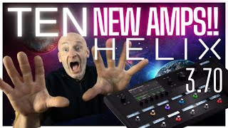 NEW AMPS IN LINE 6 HELIX PLAY THROUGH EXAMPLES and TWEAKS [upl. by Enaled]