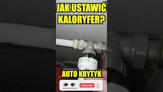 JAK USTAWIĆ KALORYFER GRZEJNIK [upl. by Aicined]