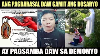 Pagsamba daw sa Demonyo ang Paggamit ng Rosaryo  Ang Katotohanan Ayon sa Biblia [upl. by Gian]