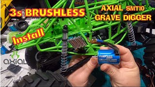 Axial Grave Digger Brushless Upgrades  Axial SMT10 [upl. by Naeloj]