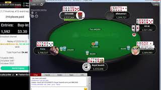 Replay quotollatunturiquot Final PokerStars MicroMillions 40 330 NL 27 Single Draw 35K Apr 22 2020 [upl. by Orravan330]