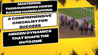 How To Pick Winners In Horse Racing Handicapping 101 Part 1 [upl. by Halford506]