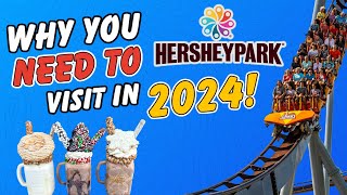 10 Reasons To Visit HersheyPark In 2024  Pennsylvanias BEST Theme Park [upl. by Minnaminnie]