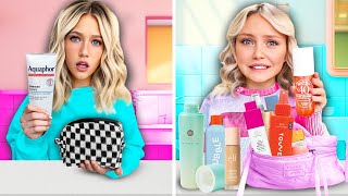 7 DAUGHTERS SWAP MAKEUP BAGS 👛💄 [upl. by Cherri]