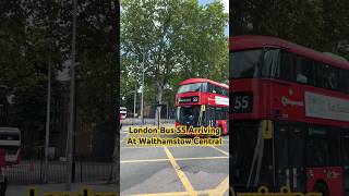 London Bus 55 👌 Arriving At Walthamstow Central Bus Station shorts shortsfeed shortsbeta [upl. by Kingston]