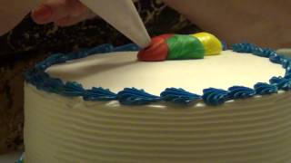 A Birthday Cake with Buttercream Balloons by CakesToYouTutorialscom [upl. by Parthenia]