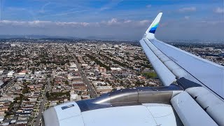 4K – Full Flight – Alaska Airlines – Airbus A321253N – EWRLAX – N929VA – AS289 – IFS Ep 705 [upl. by Mauretta]