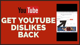 How To Get YouTube Dislike Button Back 2023 [upl. by Anen994]