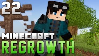 Minecraft Regrowth  THE WITHER BATTLE  Ep 22 Modded Minecraft [upl. by Garbe]